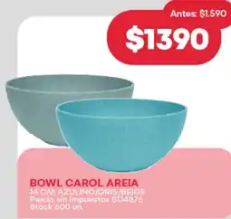 Supermercados Tadicor Bowl carol areia azulino/gris/beige oferta