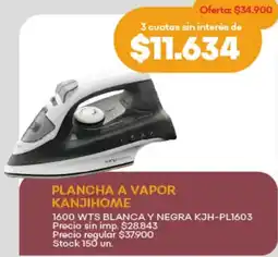 Supermercados Tadicor Kanjihome plancha a vapor oferta