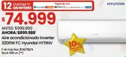 Punto Mayorista Hyundai aire acondicionado inverter oferta
