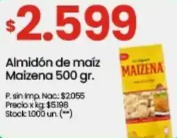 Punto Mayorista Maizena almidón de maíz oferta
