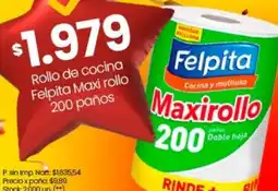 Punto Mayorista Felpita rollo de cocina maxi rollo oferta