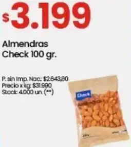 Punto Mayorista Check almendras oferta