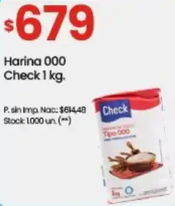 Punto Mayorista Check harina 000 oferta
