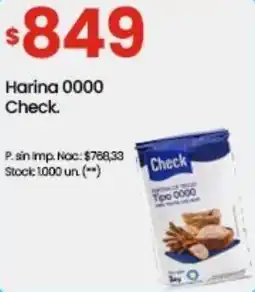 Punto Mayorista Check harina 0000 oferta