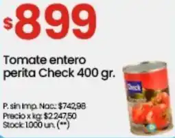 Punto Mayorista Check tomate entero perita oferta