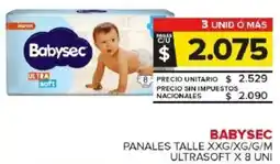 Carrefour Maxi Babysec panales oferta