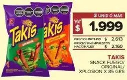 Carrefour Maxi Takis snack fuego/ original/ xplosion oferta