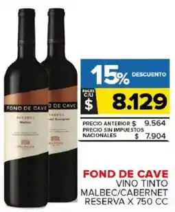 Carrefour Maxi Fond de cave de cave malbec/cabernet reserva oferta