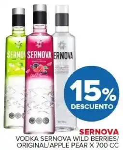 Carrefour Maxi Sernova vodka sernova wild berries/ | original/apple pear oferta