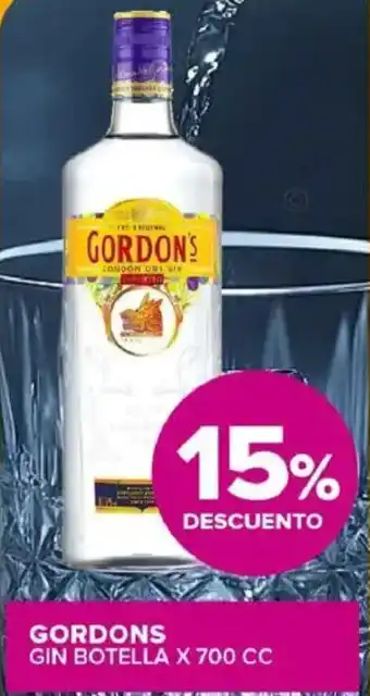 Carrefour Maxi Gordons gin botella oferta
