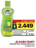 Carrefour Maxi Algabo baby shampoo manzanilla oferta