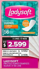Carrefour Maxi Ladysoft protectores diarios suave oferta