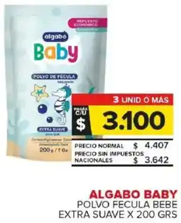 Carrefour Maxi Algabo baby polvo fecula bebe extra suave oferta
