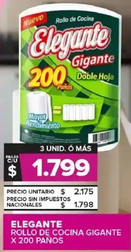 Carrefour Maxi Elegante rollo de cocina gigante oferta
