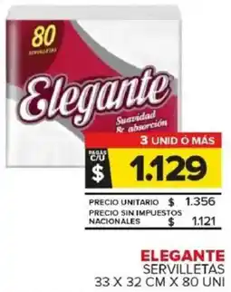 Carrefour Maxi Elegante servilletas oferta