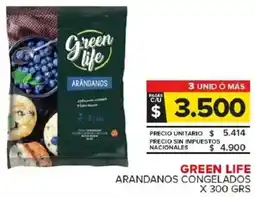 Carrefour Maxi Green life arandanos congelados oferta