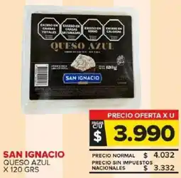 Carrefour Maxi San ignacio queso azul oferta