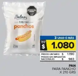 Carrefour Maxi Pan para pancho oferta