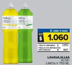 Carrefour Maxi Bulnez lavavajillas aloe/ limon oferta