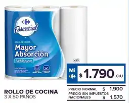 Carrefour Maxi Essential rollo de cocina oferta
