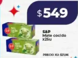 Supermayorista Vital S&P mate cocido oferta