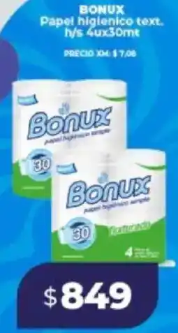 Supermayorista Vital Bonux papel higienico text. h/s oferta