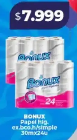 Supermayorista Vital Bonux papel hig. ex.bco.h/simple oferta