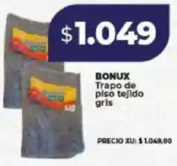 Supermayorista Vital Bonux trapo de piso tejido gris oferta