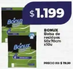 Supermayorista Vital Bonux bolsa de residuos oferta