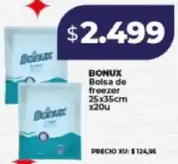 Supermayorista Vital Bonux bolsa de freezer oferta