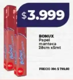 Supermayorista Vital Bonux papel manteca oferta