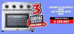 Supermayorista Vital Bgh horno electrico air fryer inox oferta