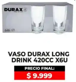 Supermayorista Vital Durax vaso long drink oferta