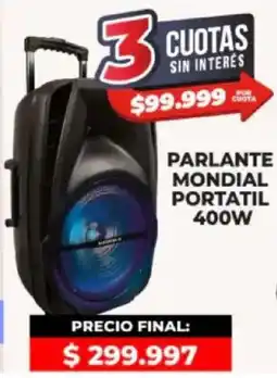 Supermayorista Vital Parlante mondial portatil oferta