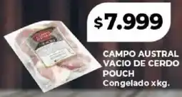 Supermayorista Vital Campo austral vacio de cerdo pouch congelado oferta