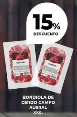 Supermayorista Vital Bondiola de cerdo campo ausral oferta