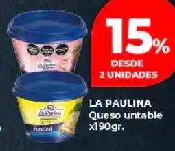 Supermayorista Vital La paulina queso untable oferta