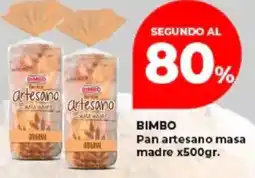 Supermayorista Vital Bimbo pan artesano masa madre oferta