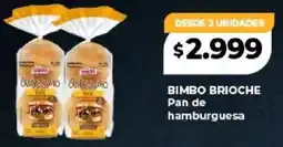 Supermayorista Vital Bimbo brioche pan de hamburguesa oferta
