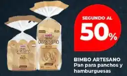 Supermayorista Vital Bimbo artesano pan para panchos y hamburguesas oferta