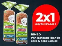 Supermayorista Vital Bimbo pan lacteado blanco cero & cero oferta