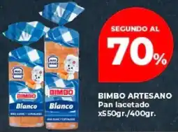 Supermayorista Vital Bimbo artesano pan lacetado oferta