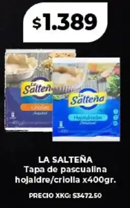Supermayorista Vital La salteña tapa de pascualina hojaldre/criolla oferta