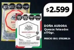 Supermayorista Vital Doña aurora quesos feteados oferta