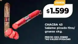 Supermayorista Vital Chacra 43 salame picado fino/ grueso oferta