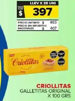 Carrefour Maxi Criollitas galletitas original oferta