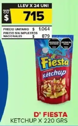 Carrefour Maxi D' fiesta ketchup oferta