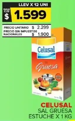 Carrefour Maxi Celusal sal gruesa estuche oferta