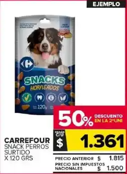 Carrefour Maxi Carrefour snack perros surtido oferta