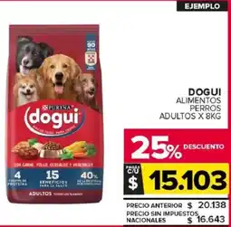Carrefour Maxi Purina dogui alimentos perros adultos oferta